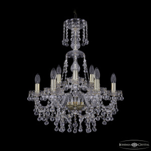 Подвесная люстра Bohemia Ivele Crystal 1409/6+3/195/XL-68 G