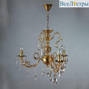 Подвесная люстра Ambiente Alicante 8888/3 AB Tear drop