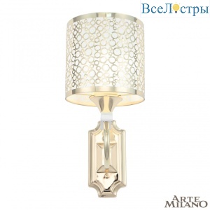 Бра Arte Milano Florentia-9787 309787/1W Wh/Gd