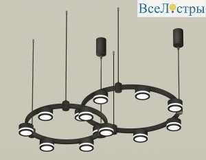 Комплект подвесного светильника Ambrella Light Techno Ring XR92091003 (A9209x2, C9238, C9232, N8415)