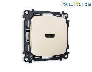 Комплект механизма розетки HDMI 2.0 40V/500mA 2.0GHz 5-18Gbit/s Ambrella Volt Omega MO314010