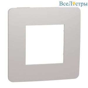 Рамка 1-постовая Schneider Electric Unica New NU280224
