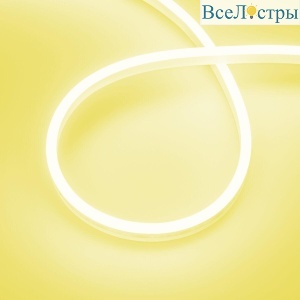 Гибкий неон Arligh 10W/m 120LED/m 2835SMD желтый 5M AURORA-PS-A120-12x6mm 24V Yellow 036682