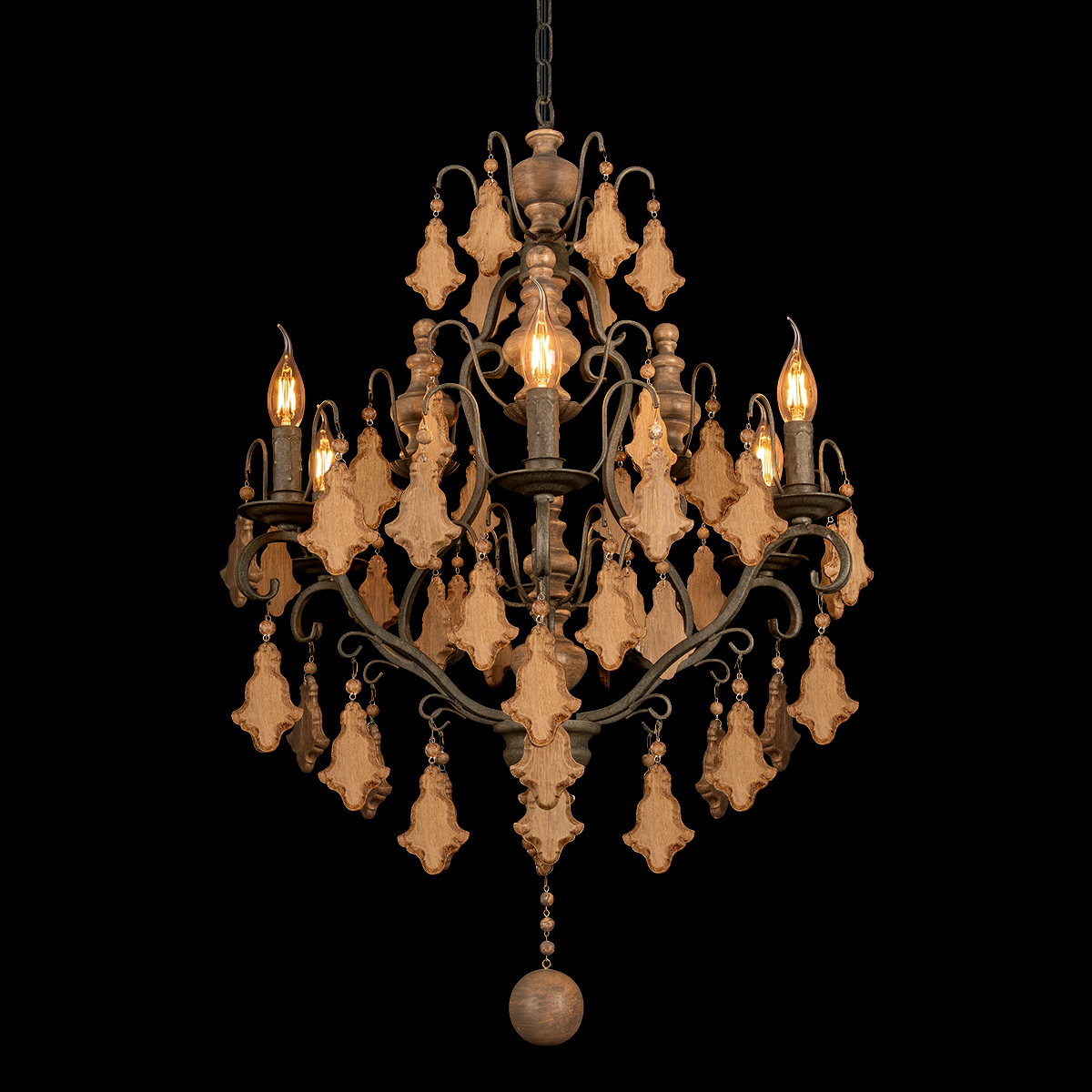 подвесная люстра loft it chateau 10559/6