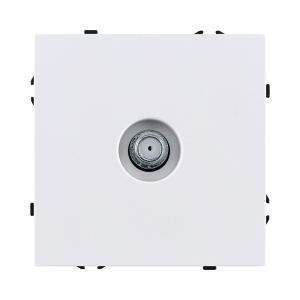 Розетка TV, белый матовый Kollinger Eclipse EC-020WH
