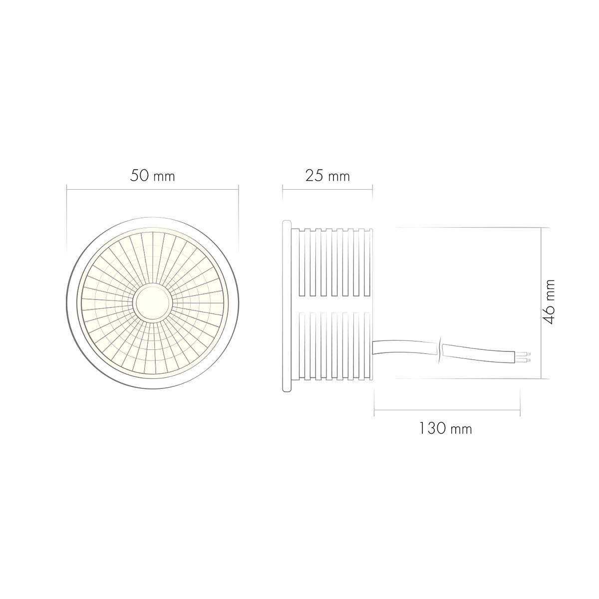 светодиодный модуль denkirs slim led dk3000-8w dim