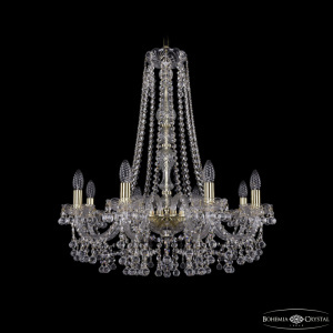 Подвесная люстра Bohemia Ivele Crystal 1409/8/240/h-75 G