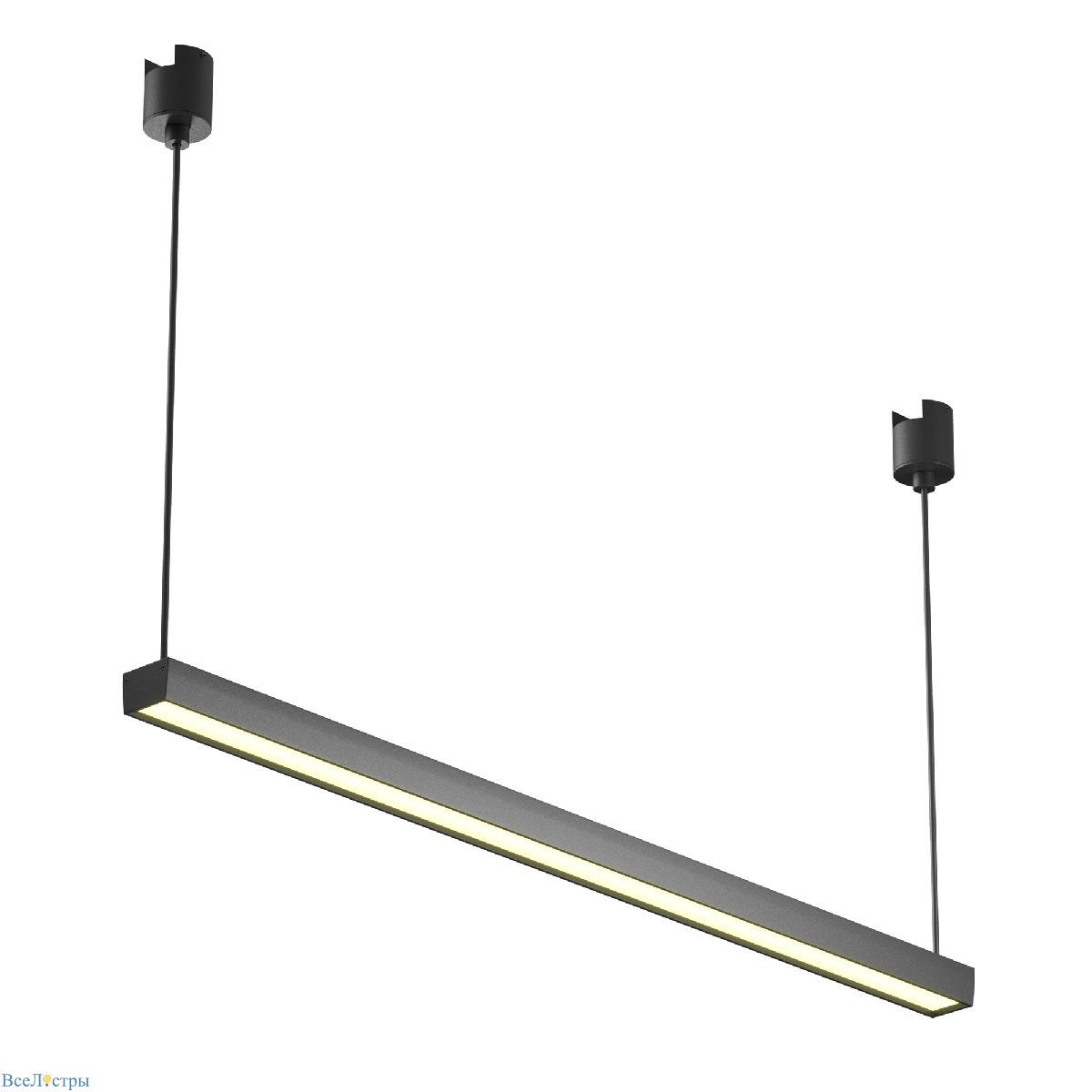 трековый подвесной магнитный светильник maytoni basis tr170-1-26w3k-b