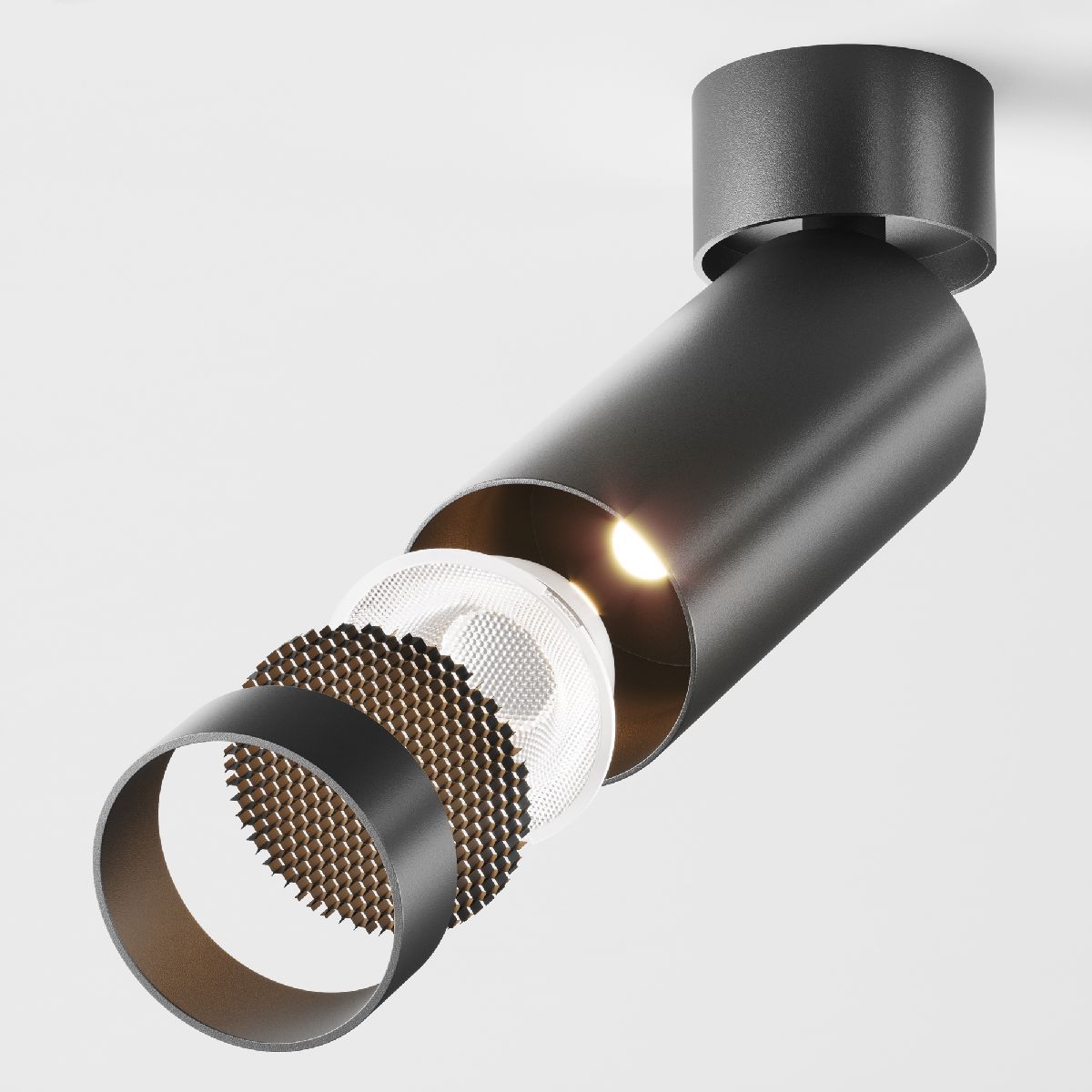 накладной спот maytoni focus led c055cl-l12b3k-w-b