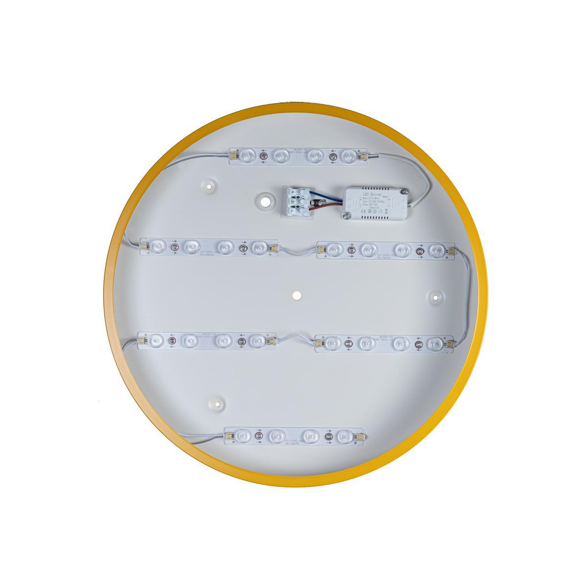 потолочный светодиодный светильник loft it axel 10002/24 yellow