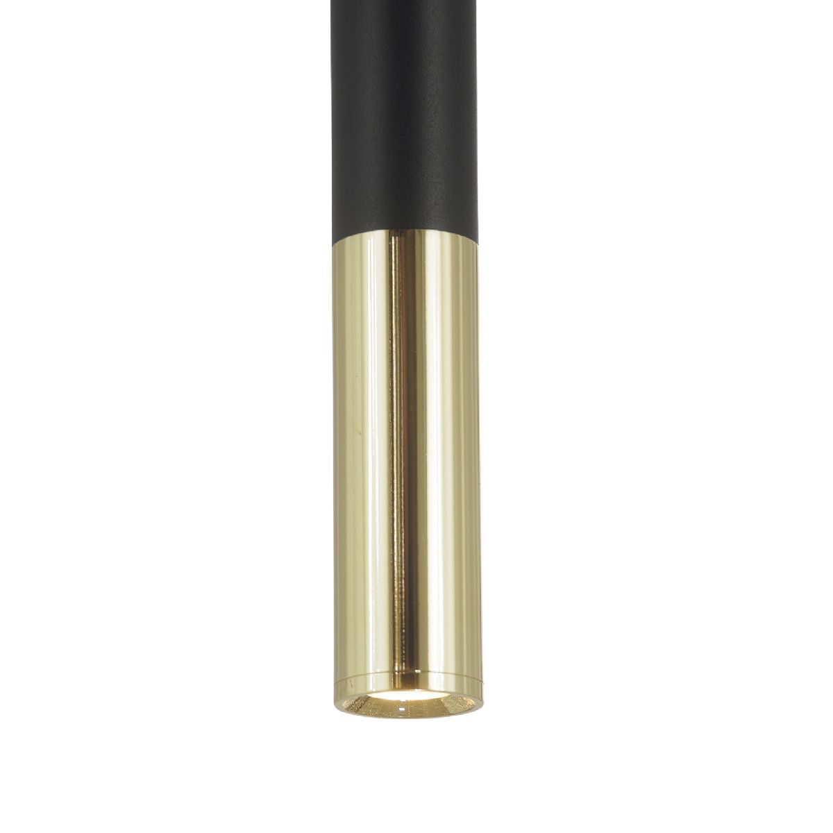 подвесной светильник lumina deco tuba ldp 1100-500 bk+gd