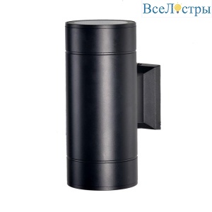 Уличный настенный светильник Arte Lamp Piautos A1913AL-2BK