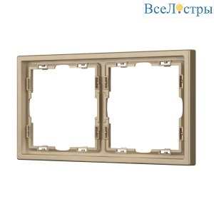 Рамка пластиковая Arlight FRM-NOBE-SFPL-2-GD 054217