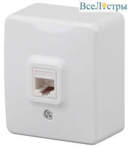 Розетка информационная RJ45 Эра 11-3203-01 Б0020730