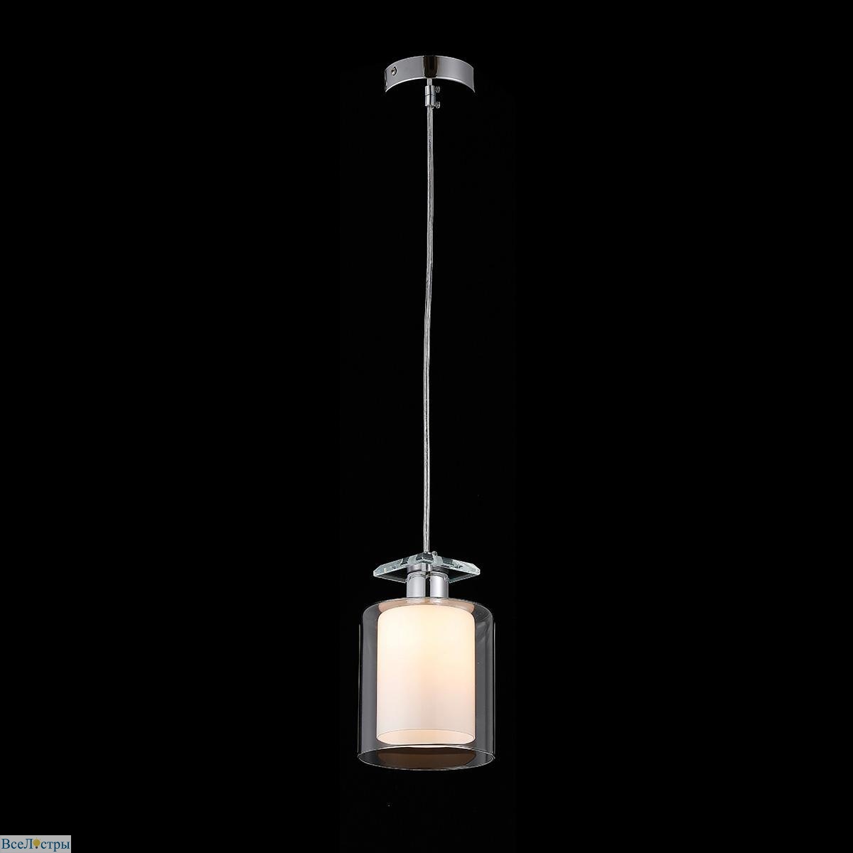подвесной светильник ilamp king rm6201-1p cr+cl