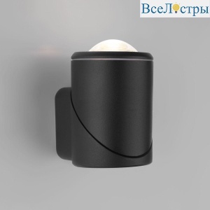 Уличный настенный светодиодный светильник Elektrostandard Gira 35127/U черный 4690389175855