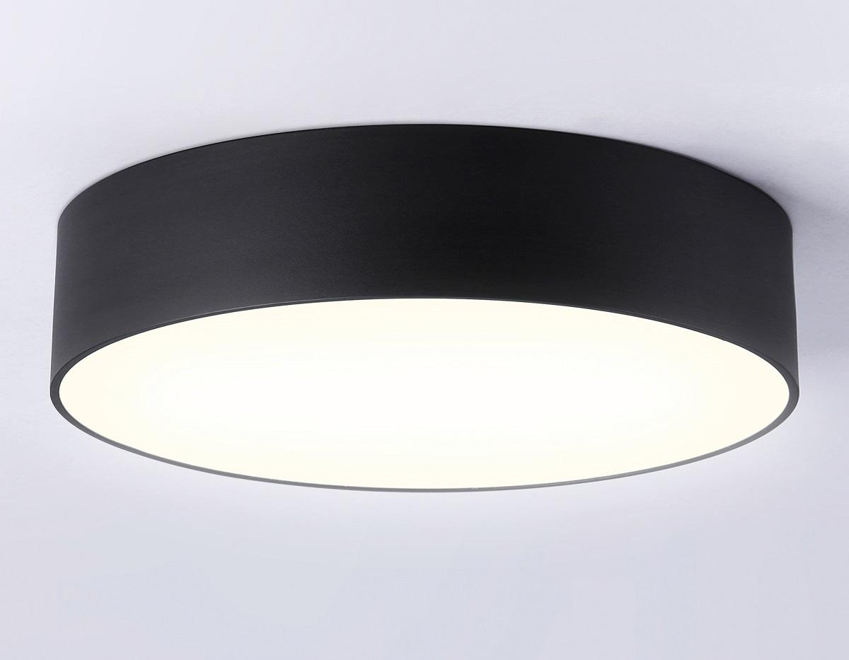 потолочный светодиодный светильник ambrella light orbital air alum fv5525