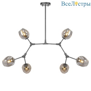 Люстра на штанге AM Group LOFT-6 BK