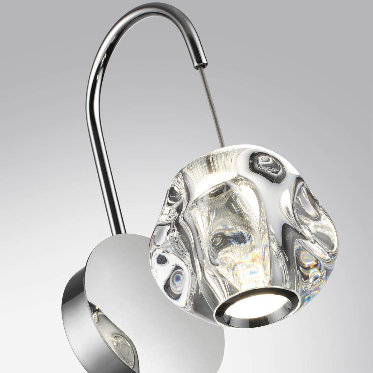 бра odeon light l-vision jemstone 5084/5wl