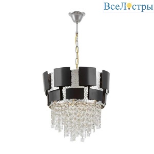 Подвесной светильник Lumina Deco Kruvia LDP 7045-400 BK+CHR
