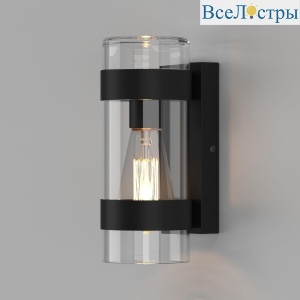 Уличный настенный светильник Elektrostandard Falcon 35167/D черный a063452