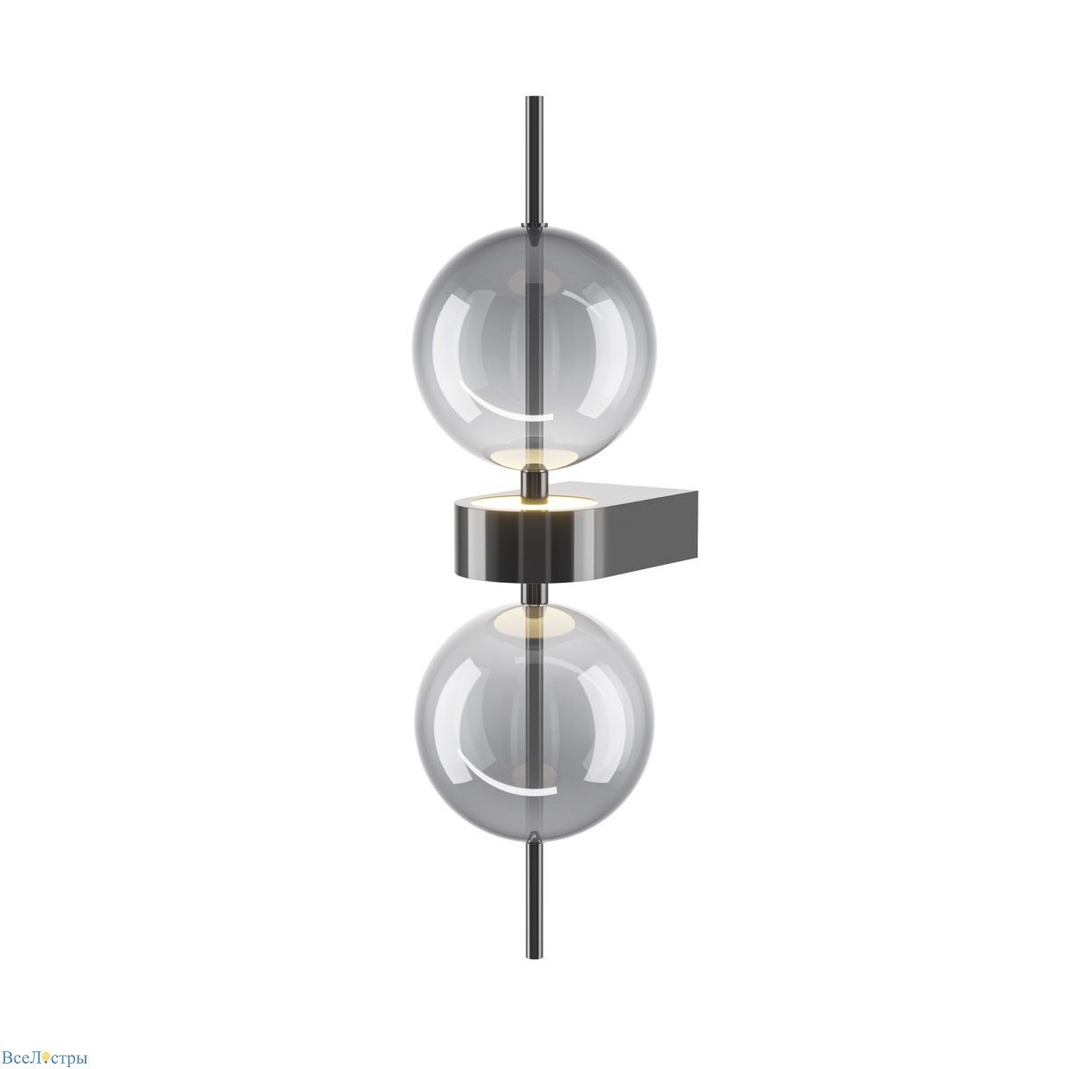 бра maytoni double moon mod478wl-l8b3k