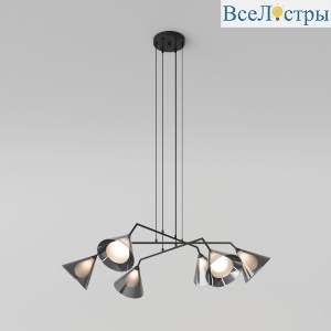 Подвесная люстра Eurosvet Enigma 70161/6 черный Smart a069046