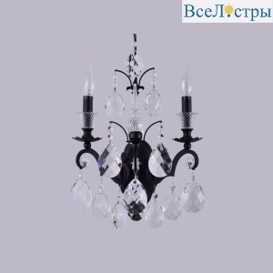 Бра Crystal Lux Magnifico AP2 Black/Transparent