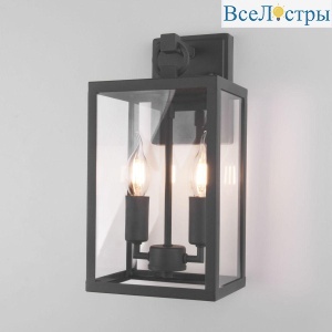 Уличный настенный светильник Elektrostandard Candle 35150/D темно-серый 4690389182457