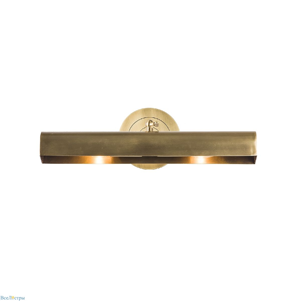 подсветка для картин delight collection xd030-2 brass