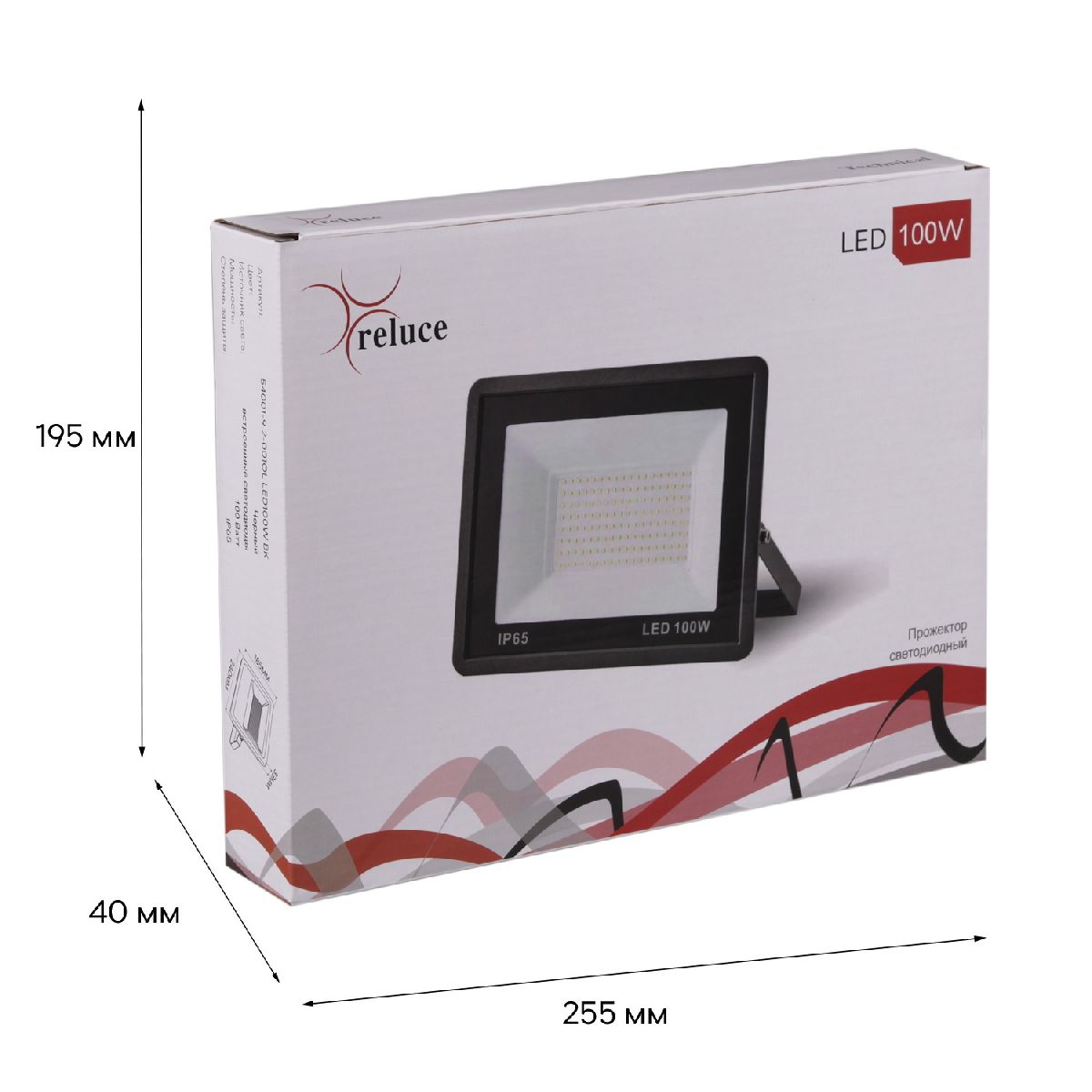 прожектор reluce 54001-9.2-001ol led100w bk