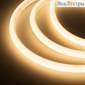 Гибкий неон Arlight 9,6W/m 144LED/m 2835SMD теплый белый 5M Moonlight-Top-A144-16x15mm 24V Warm3500 038604