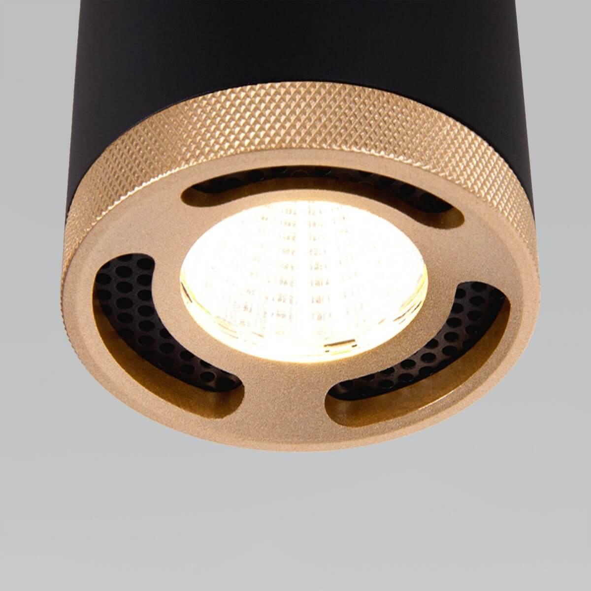потолочный светодиодный светильник elektrostandard lead 25033/led черный a062522