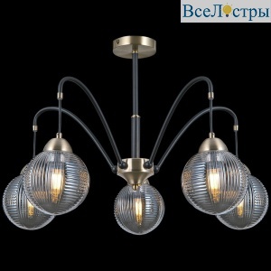 Люстра на штанге Illumico IL0433-5PSQ-79 BK AB