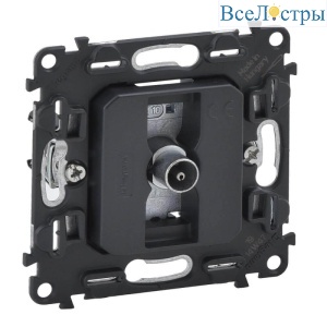 Розетка TV Legrand Valena Мех In Matic c топологией звезда 753051