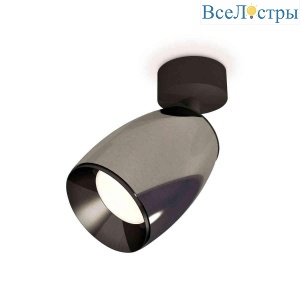 Комплект накладного светильника Ambrella light Techno Spot XM1123001 DCH/SBK/PBK черный хром/черный песок/черный полированный (A2210, C1123, N7031)