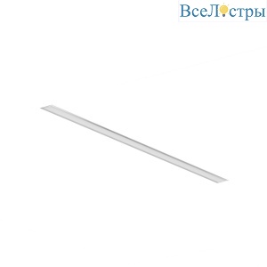 Линейный встраиваемый светильник Maytoni Technical 3000K 50x35 (Серебро, 1 м) LL313003