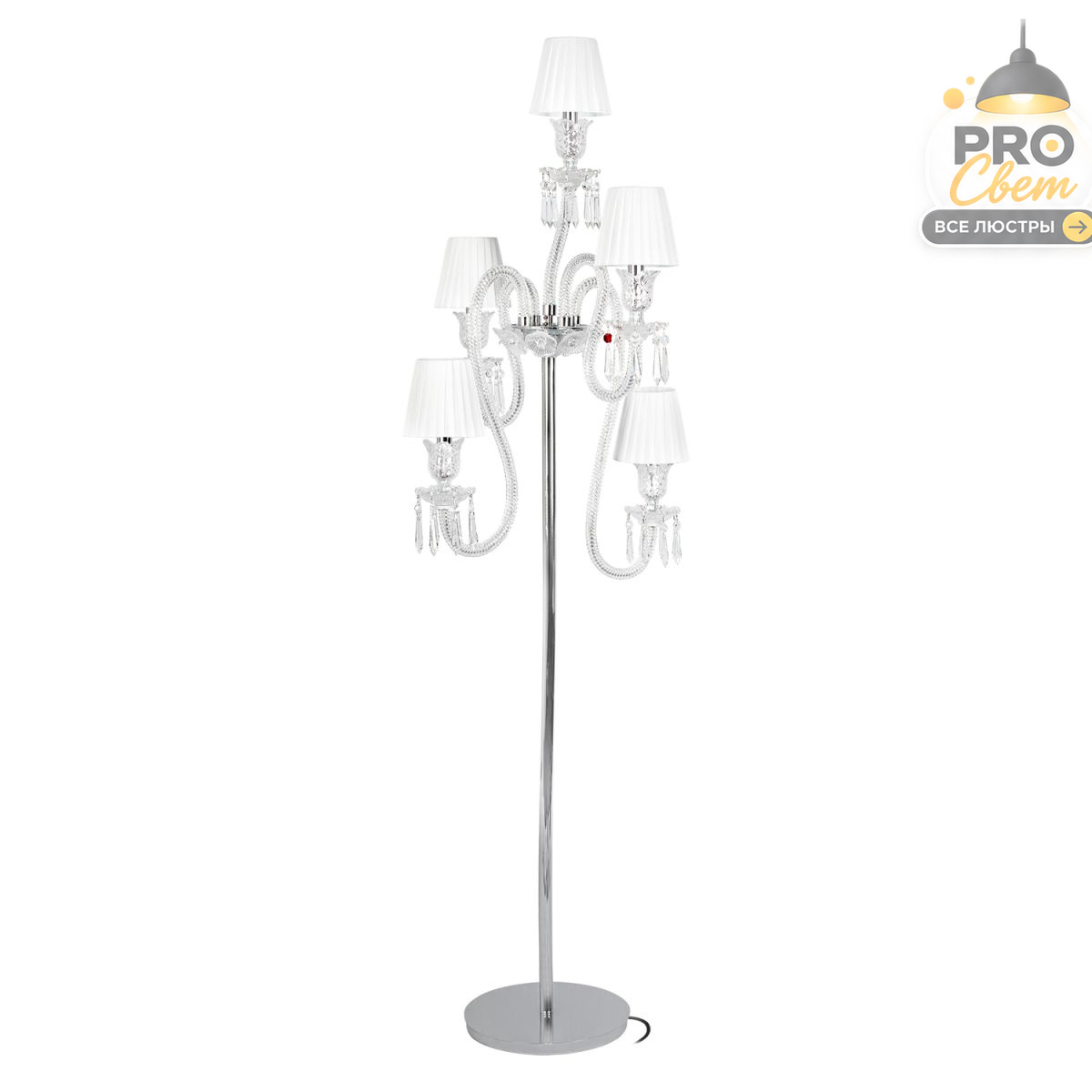 торшер loft it lord 10558f white
