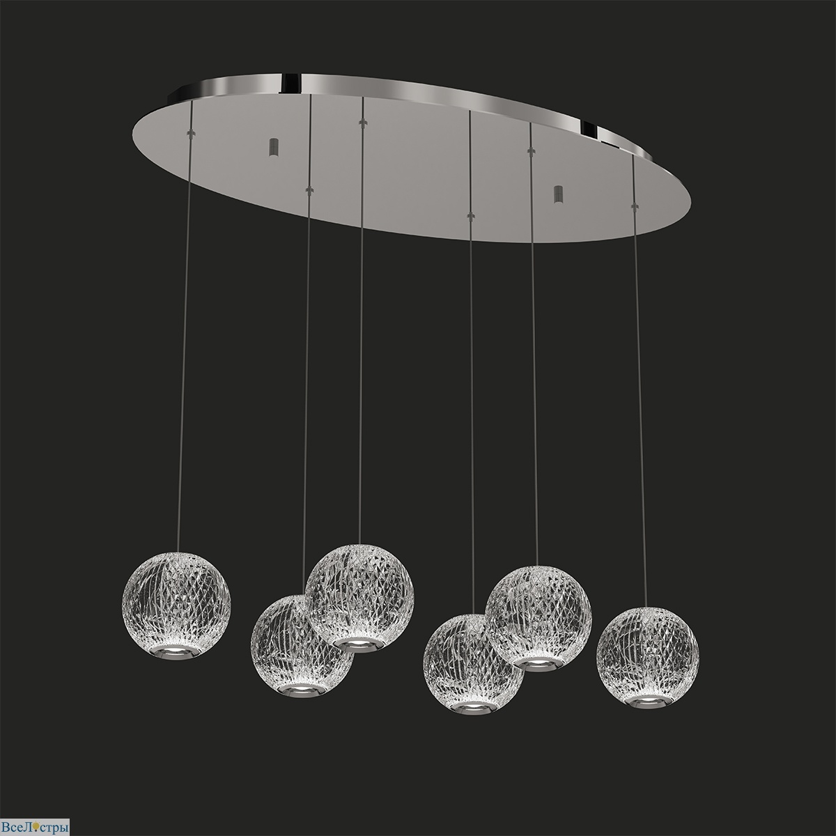подвесной светильник md20001012-6a chrome
