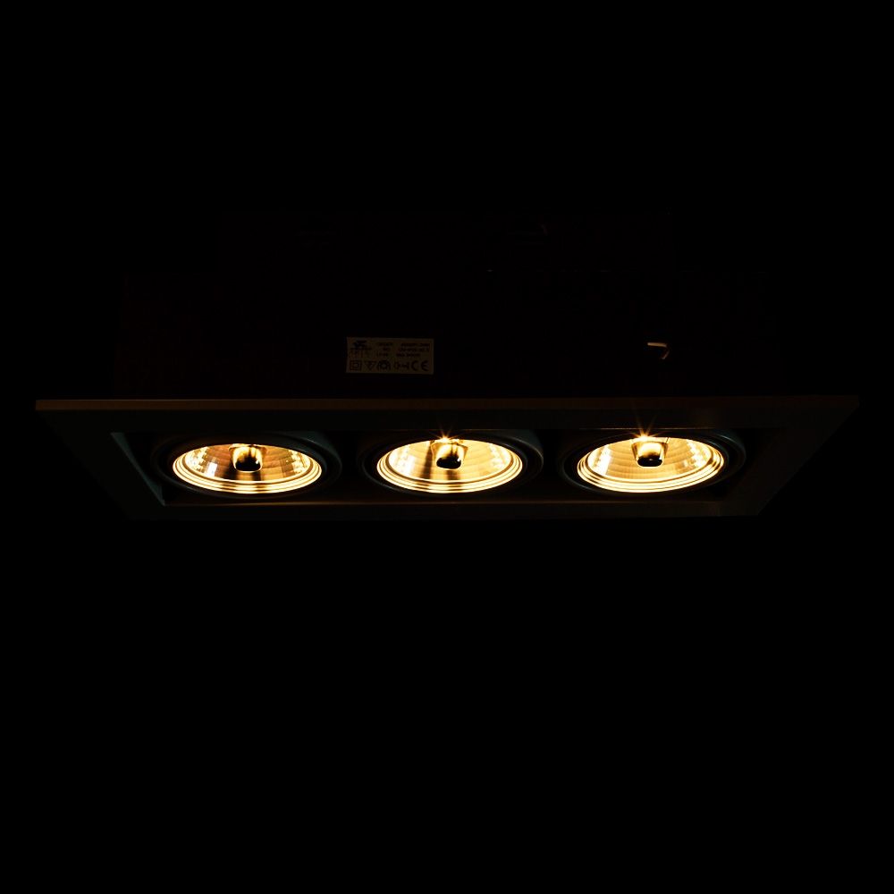 встраиваемый светильник arte lamp technika a5930pl-3wh