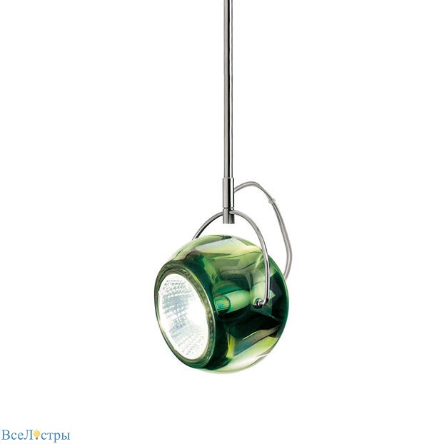 подвесной светильник beluga colour green d9 fabbian