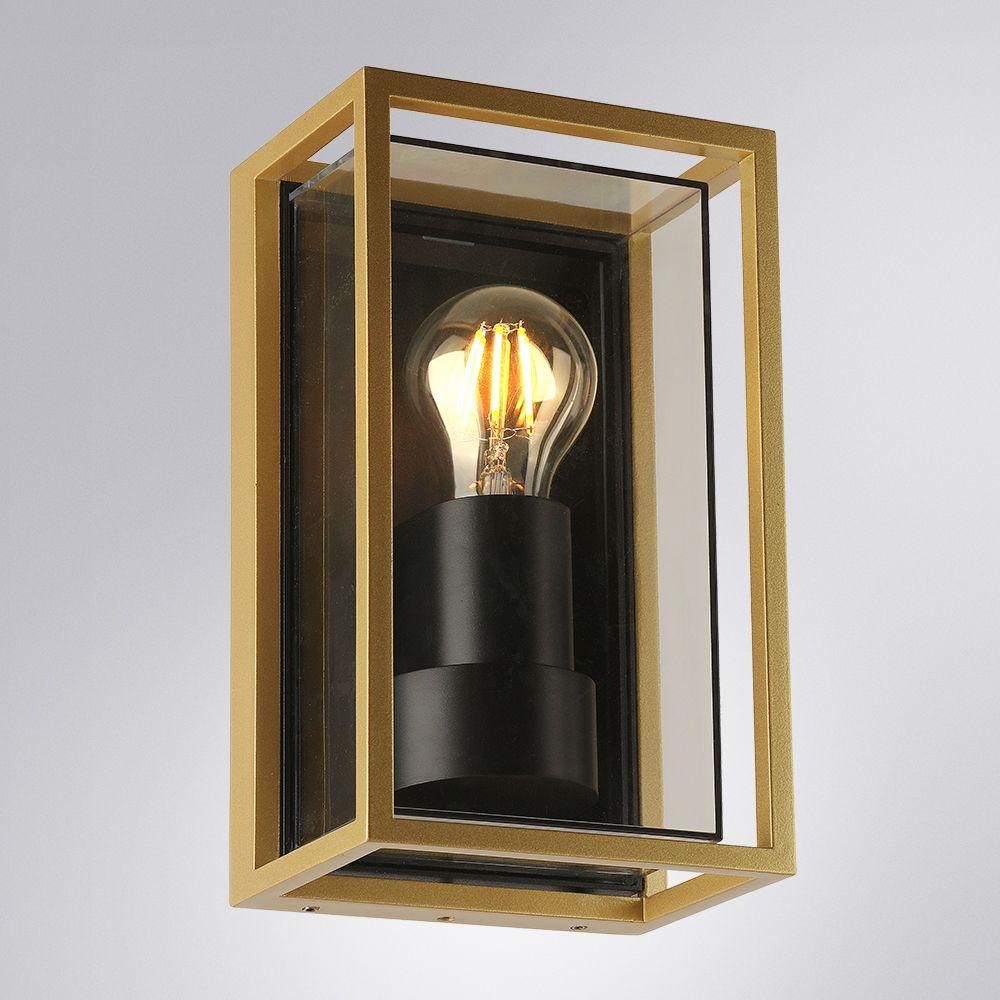 уличный настенный светильник arte lamp marfik a2322al-1go
