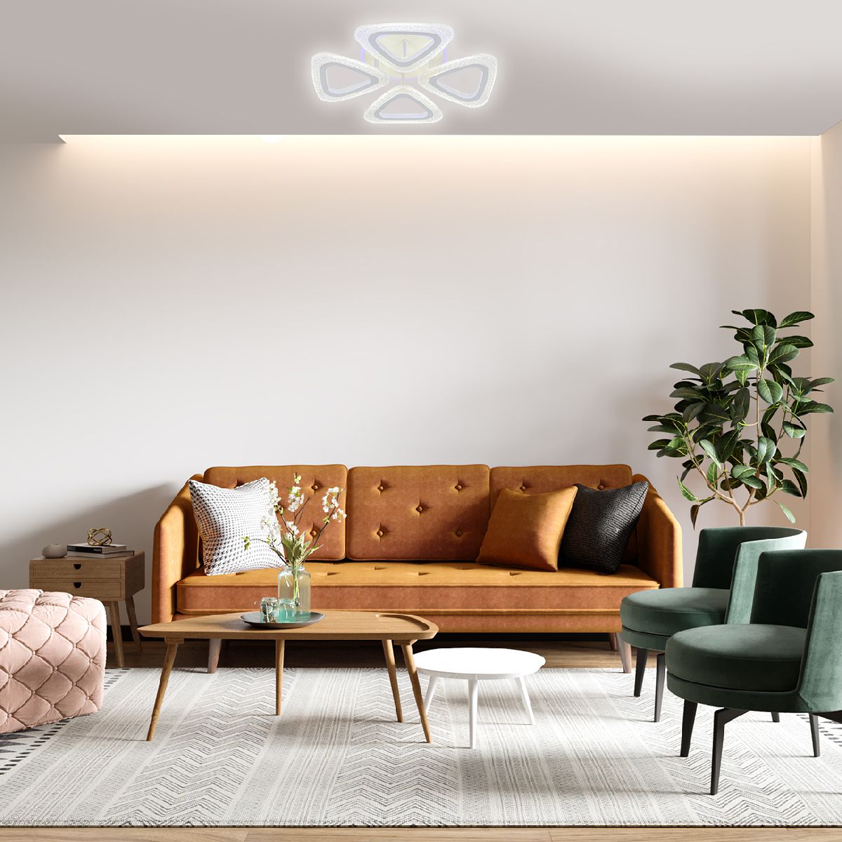 потолочная люстра escada candy 10300/4led bl
