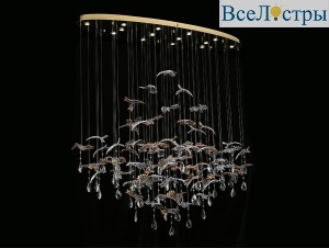 Потолочная люстра Newport Verona 8220/140 С oval gold polished М0070751