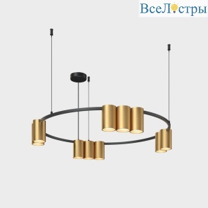 Подвесная люстра Denkirs Orbit DK4065-BK+SG