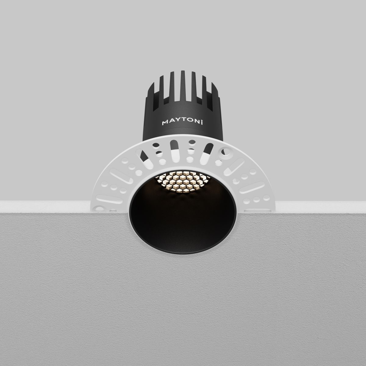 встраиваемый светильник maytoni dip dl120-10w-4k-trs-b