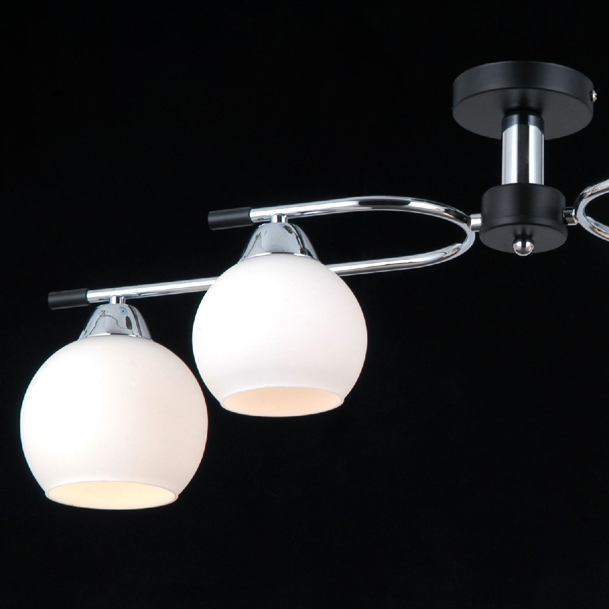 потолочная люстра illumico il0638-4csq-24 cr bk libra