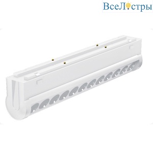 Трековый магнитный светильник Arlight MAG-VIBE-LASER-TURN-L209-12W Warm3000 (WH, 24 deg, 48V) 044428
