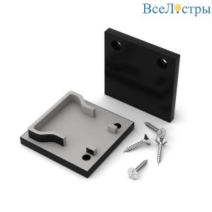 Набор заглушек Arlight SL-Line-2011M Square Black глухая 029180