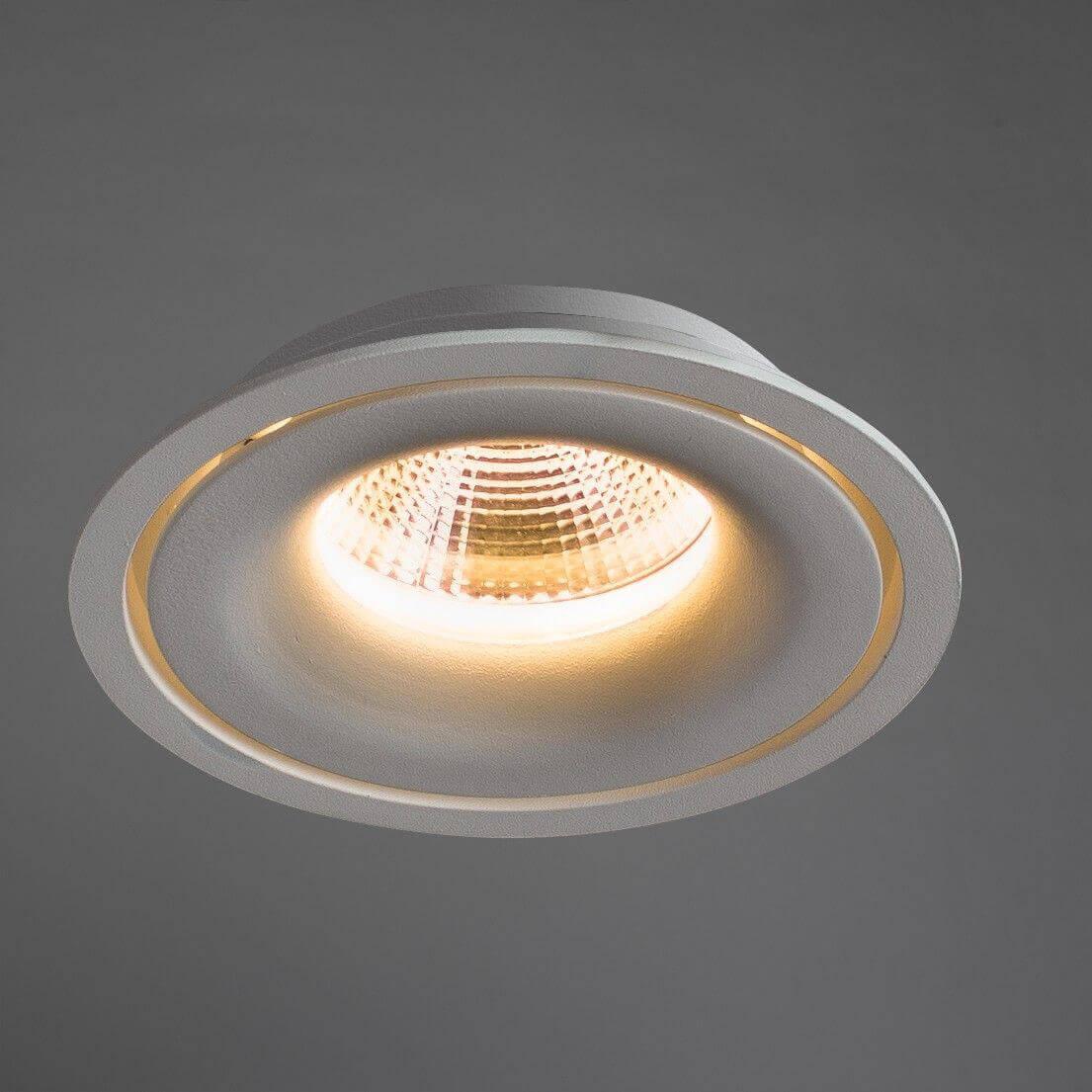 встраиваемый светодиодный светильник arte lamp apertura a3307pl-1wh